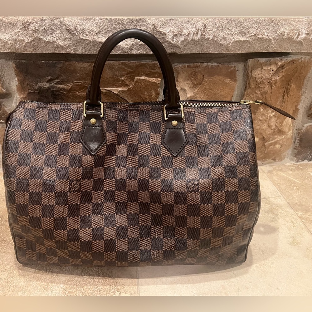 ❤️ LV LOUIS VUITTON SPEEDY 35 DAMIER EBENE ❤️
